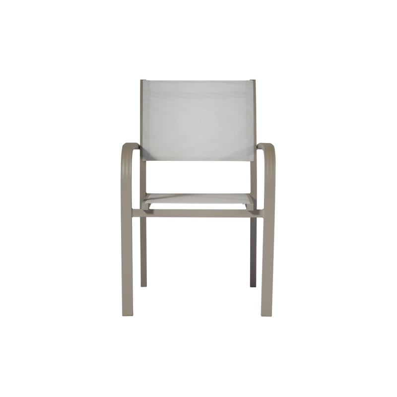 Set 2 Sedie Viareggio Moia alluminio tortora esterno resistente
