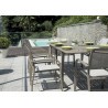 Set 2 Sedie Viareggio Moia alluminio tortora esterno resistente