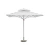 Ombrellone quadrato Moia push up 3x3mt bianco telescopico