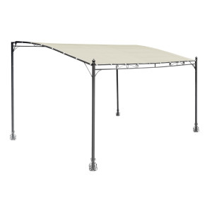 Pergola a parete MOIA Kansas 4x3 mt per Giardino
