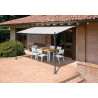 Pergola a parete MOIA Kansas 4x3 mt per Giardino