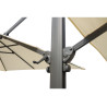 Ombrellone Doppio Moia 3x3 mt Fusto Antracite Contract