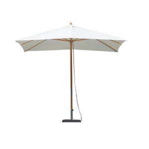 Ombrellone Moia bambù palo centrale 3x2m naturale elegante