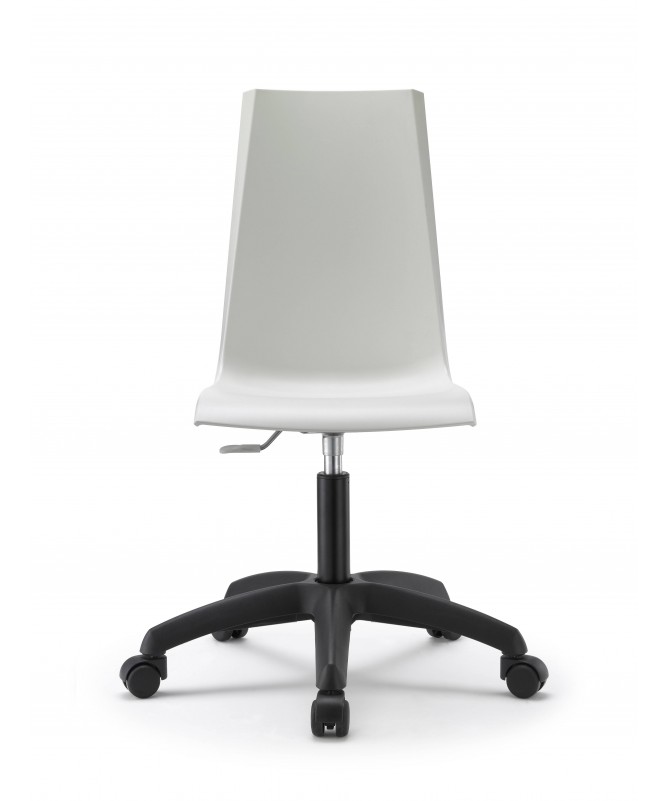 Poltrona Mannequin con ruote in tecnopolimero Made in Italy - Set da 2