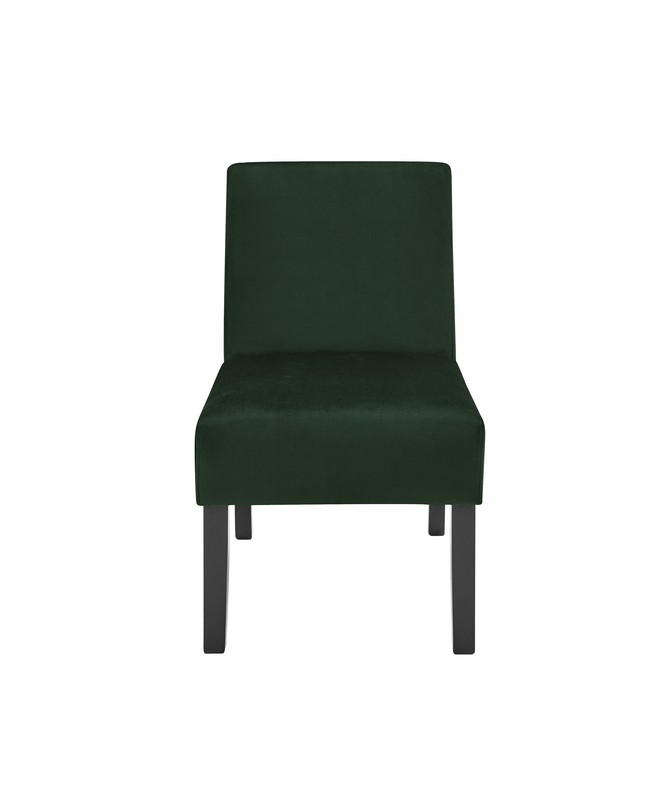POLTRONA VELLUTO DEVA VERDE SCURO