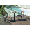 Piano tavolo HPL 55x70 cm legno grigio Moia resistente moderno