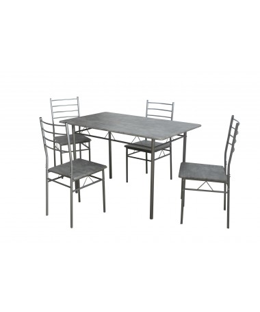 SET TAVOLO E 4 SEDIE MDF LISBONA