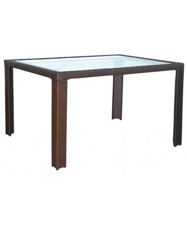 TAVOLO Malaga in polyrattan 90 x 150 cm