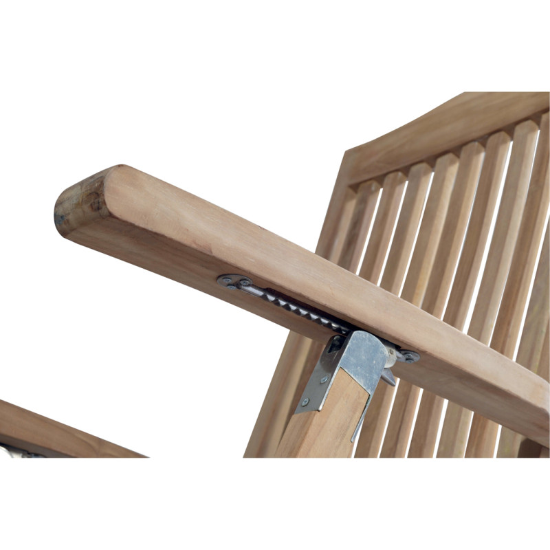 Poltrona sdraio Moia Steamer legno reclinabile da giardino