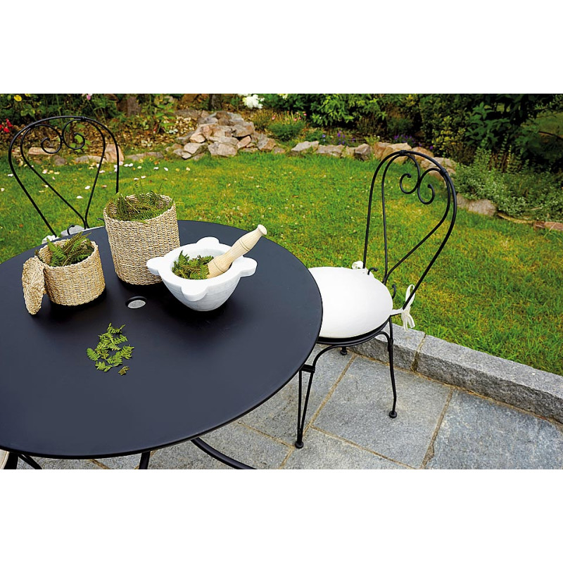 Tavolo Baveno Moia 90 cm in ferro: resistente e moderno