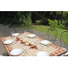 Tavolo mosaico Moia rettangolare 150x90 cm ferro decorativo