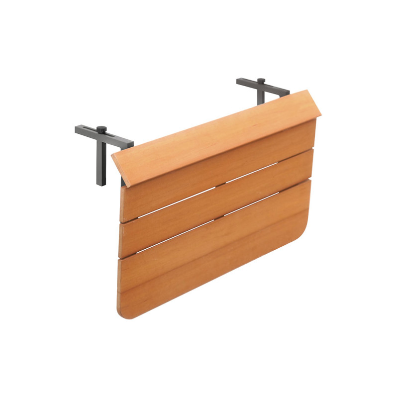 Tavolo da balcone Look Out Moia 80x37cm regolabile antracite