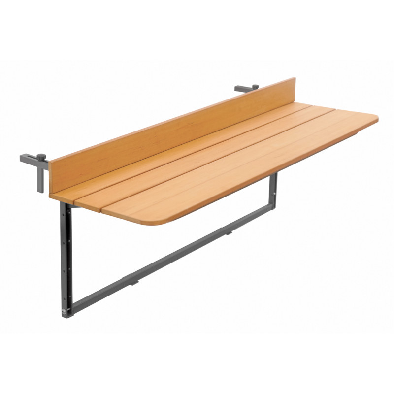 Tavolo da Balcone MOIA Look Out 120x37cm regolabile