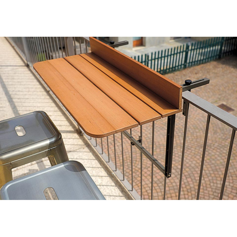 Tavolo da Balcone MOIA Look Out 120x37cm regolabile