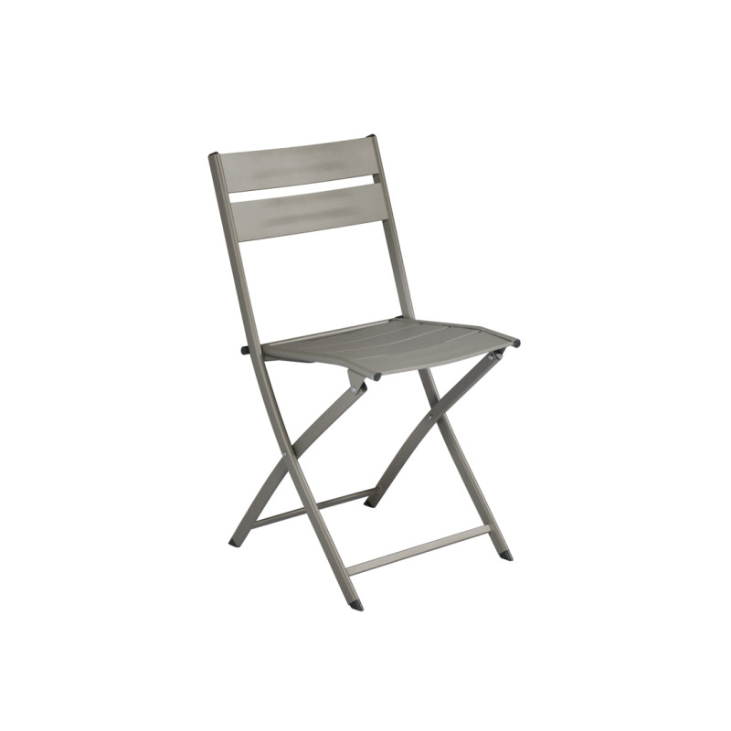 Set due sedie Lucca Moia tortora giardino robuste eleganti