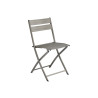 Set due sedie Lucca Moia tortora giardino robuste eleganti