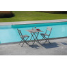 Set due sedie Lucca Moia tortora giardino robuste eleganti