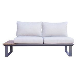 Set angolare Moia Saint Tropez alluminio resin wood giardino