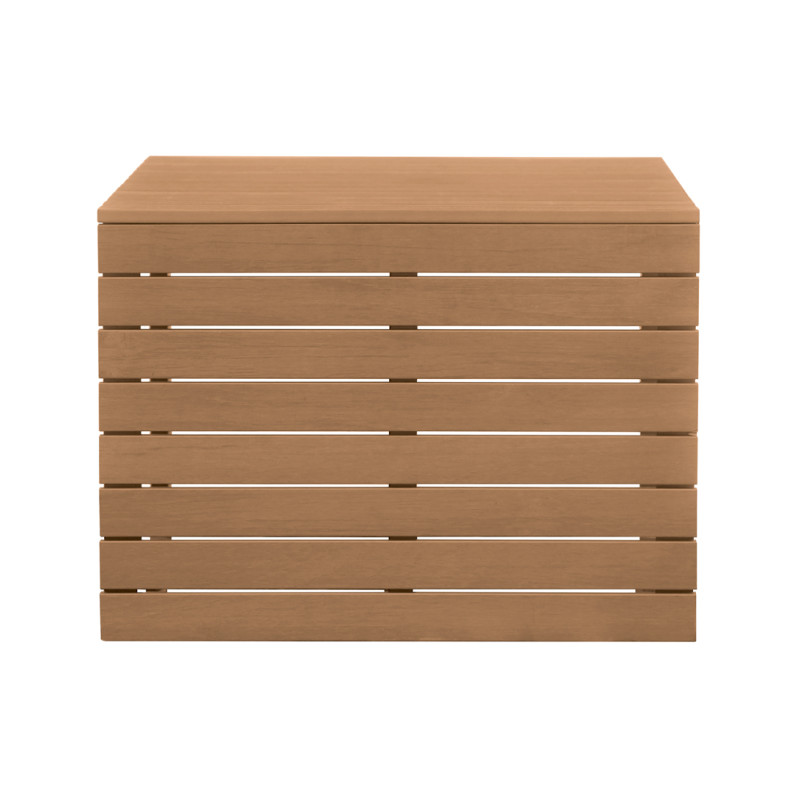 Set angolare MOIA Saint Tropez in alluminio e resin wood