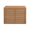 Set angolare MOIA Saint Tropez in alluminio e resin wood
