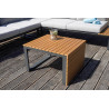 Set angolare MOIA Saint Tropez in alluminio e resin wood