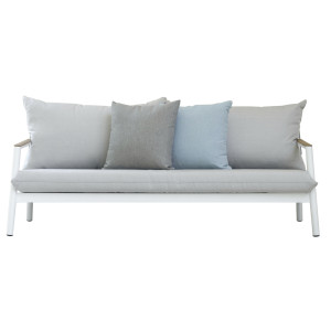 Zoom Set cassis MOIA in alluminio bianco e teak bianco