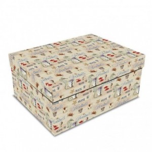 Zoom Scatola cartone 1-10 salvagente rettangolare cm43x35h17