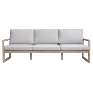Salotto Moia Dresda in Acacia con Divano 3 Posti Giardino