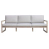 Salotto Moia Dresda in Acacia con Divano 3 Posti Giardino