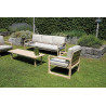 Salotto Moia Dresda in Acacia con Divano 3 Posti Giardino