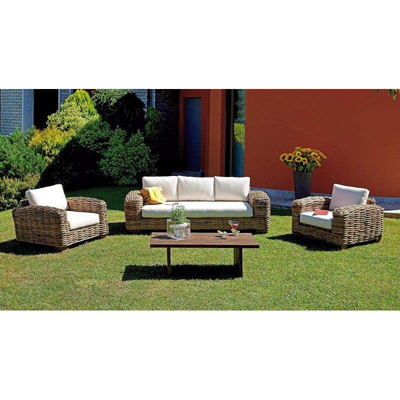 Set MOIA Bangalore rattan gigante naturale salotto giardino