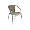 Set di Due Sedie Moia Contract Color Paglia in Alluminio
