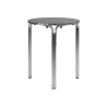 Tavolo contract Moia in alluminio e acciaio Ø60 cm resistente