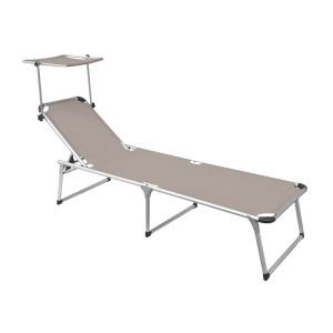 Set 2 brandine Moia 3 gambe tetto alto tortora da giardino