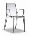 Poltrona Vanity Set da 2 in policarbonato Made in Italy SCAB DESIGN