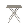 Tavolo Bistro Moia 110x70cm pieghevole tortora da giardino
