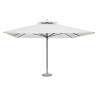 Ombrellone quadrato push-up Moia 4x4 m fusto grigio telescopico
