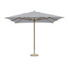Ombrellone rettangolare Moia 3x4 m grigio palo centrale