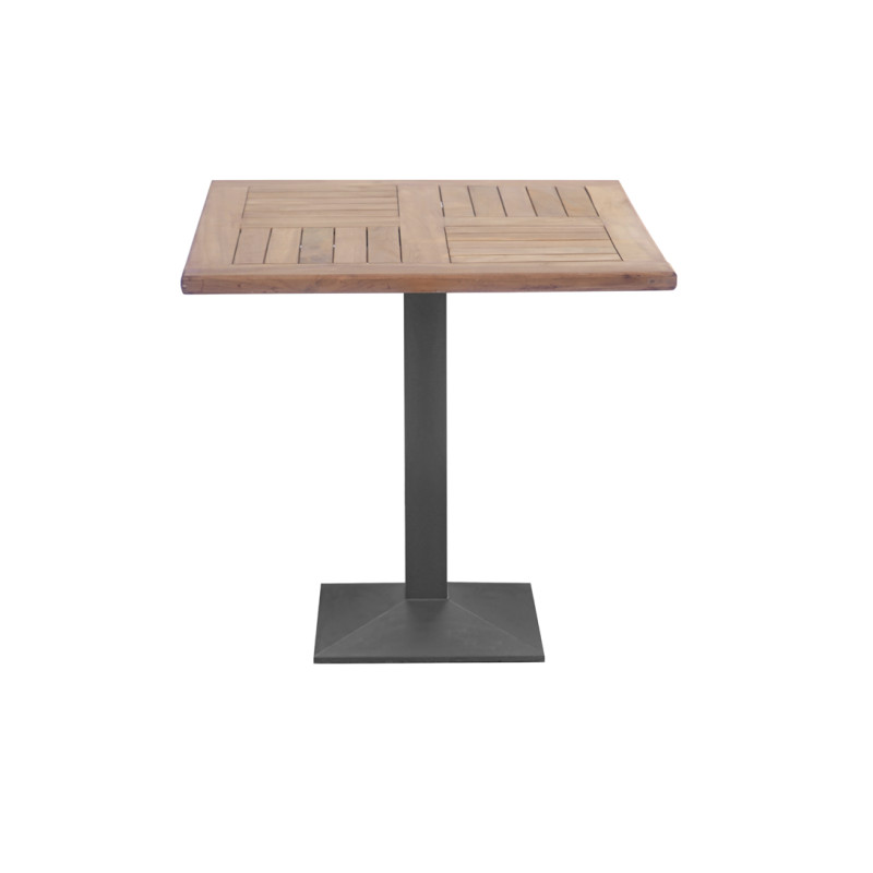 Piano in teak 70x70 Moia naturale resistente FSC
