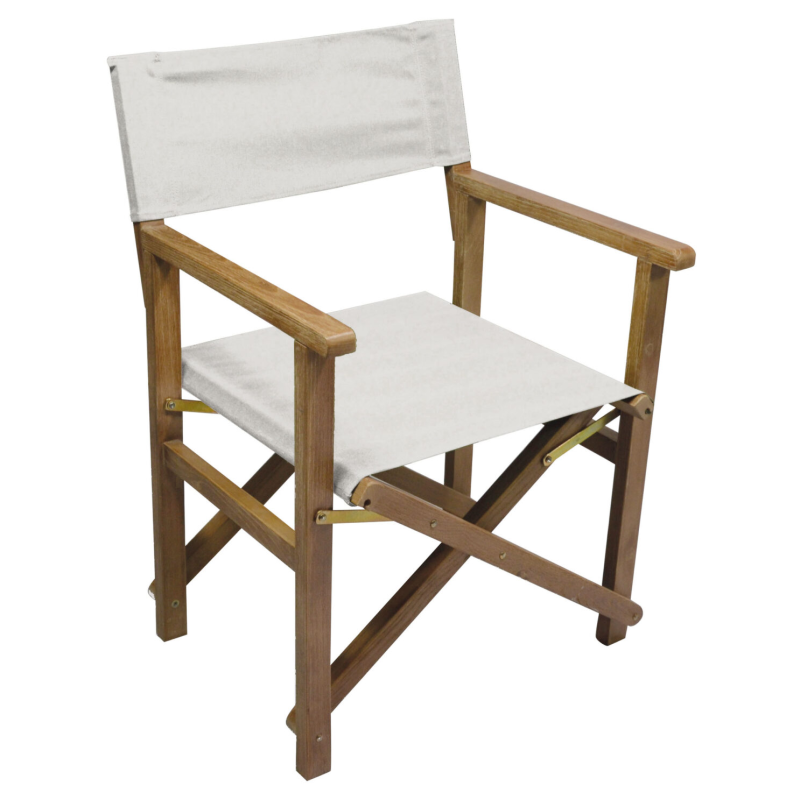 Set Tavolo Giacarta + 6 Sedie Regista Capri - Robinia - Canvas 360Gr Ecru' Moia