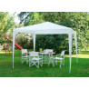 Gazebo quadrato 3x3 m Promo Moia tessuto plastificato resistente
