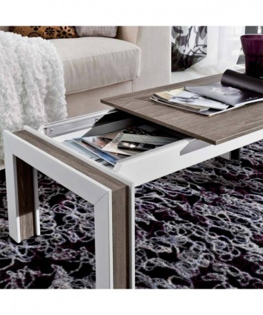 Zoom Tavolino con inserto Letizia Made in Italy