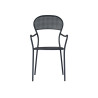 Set Tavolo Orta + 4 Sedie Intra MOIA grigio antracite
