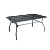 Set Tavolo Ameno + 4 Sedie Orta - Ferro Antracite - Pieg. Moia