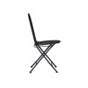 Set Tavolo allungabile + 6 Sedie Orta - Ferro Antracite - Pieg. Moia