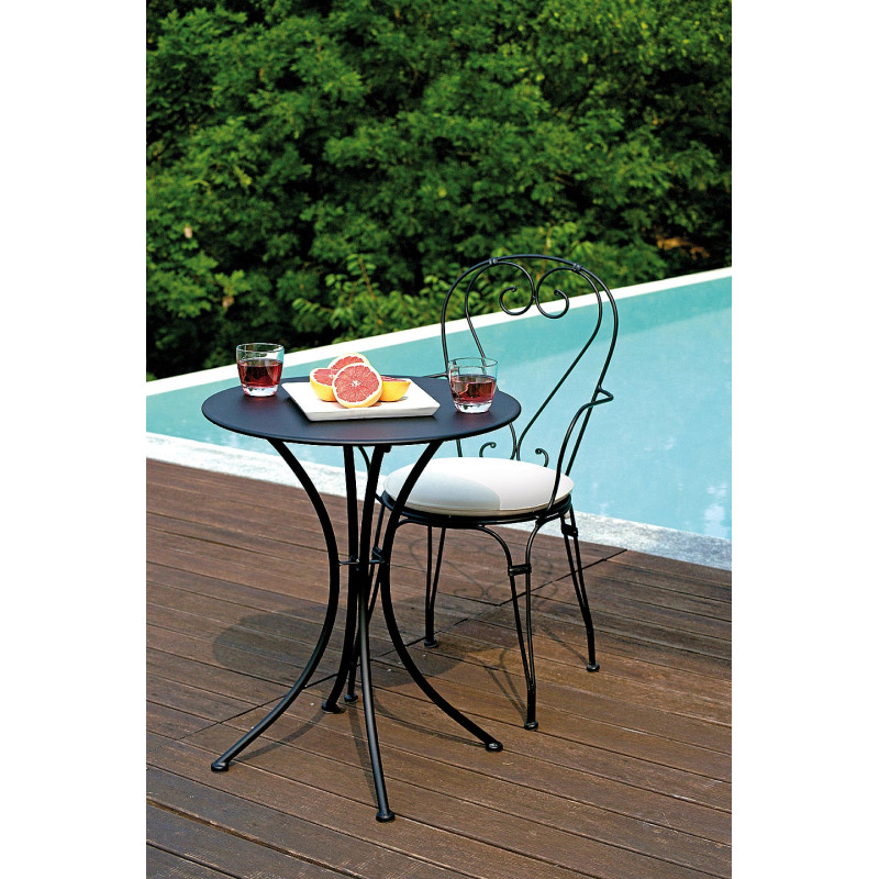 Set Tavolo Baveno + 2 Sedie Stresa MOIA con braccioli