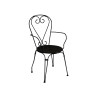Set Tavolo Baveno + 2 Sedie Stresa MOIA con braccioli