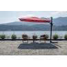 Ombrellone Firenze 3x4 palo laterale antracite Made in Italy Moia