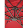 Ombrellone Firenze 3x4 palo laterale antracite Made in Italy Moia