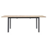 Set Tavolo Fuerteventura + 6 Sedie Milano Contract Senza Braccioli In Alluminio Grigio E Corda Grigia Moia